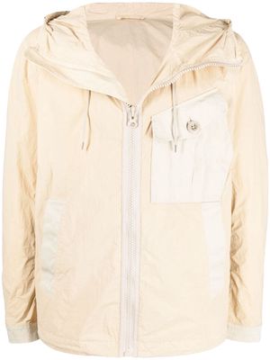 Ten C hooded lightweight jacket - Neutrals