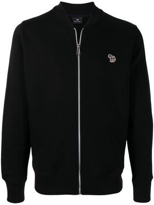 PS Paul Smith logo-embroidered bomber jacket - Black
