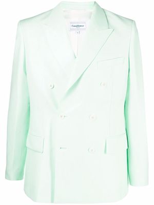 Casablanca double-breasted tailored blazer - Green