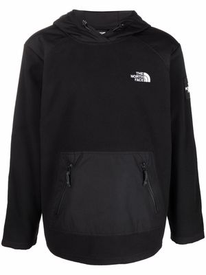 The North Face logo-print hooded jacket - Black