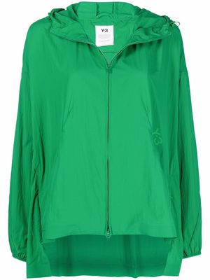 Y-3 hooded bomber jacket - Green