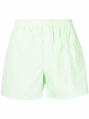 Y-3 elasticated swim shorts - Green