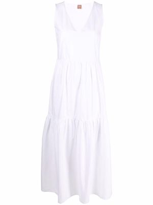 BOSS panelled midi dress - White