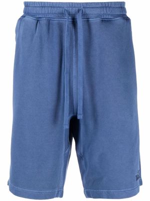 Woolrich embroidered-logo drawstring shorts - Blue