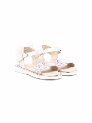 BabyWalker crystal-embellished sandals - Neutrals