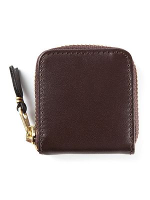 Comme Des Garçons Wallet all around zip purse - Brown