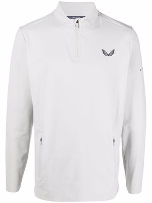 Castore chest logo-print sweatshirt - Grey