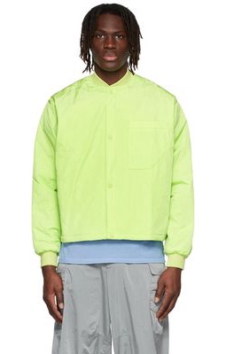 RK SSENSE Exclusive Green Quilted Jacket