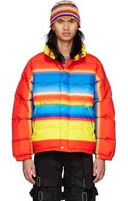 AGR Multicolor Down Puffer Jacket