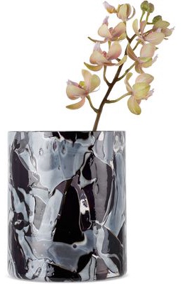 Stories of Italy SSENSE Exclusive Purple & White Nougat Vase
