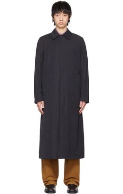 Dries Van Noten SSENSE Exclusive Black Cotton Coat