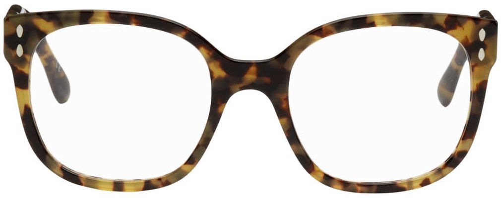 Isabel Marant Tortoiseshell Acetate Oval Glasses