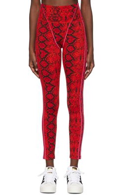 adidas x IVY PARK Red Recycled Polyester Sport Leggings