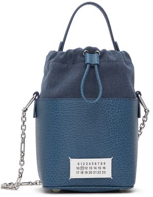 Maison Margiela Blue 5AC Bucket Bag