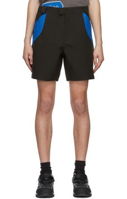 GR10K Black Polyester Shorts