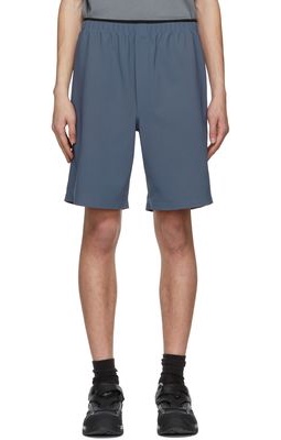GR10K Blue Nylon Shorts