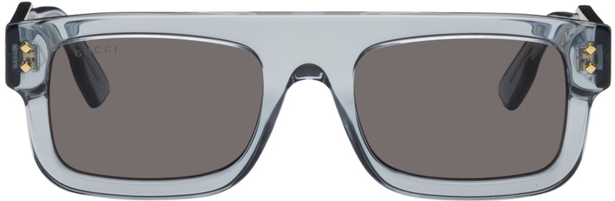 Gucci Blue Transparent Vague Sunglasses