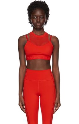 adidas x IVY PARK Red Recycled Polyester Sports Bra