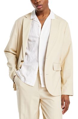 ASOS DESIGN Oversize Suit Jacket in Stone