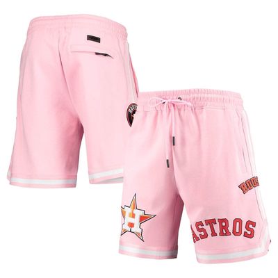 Men's Pro Standard Pink Houston Astros Logo Club Shorts