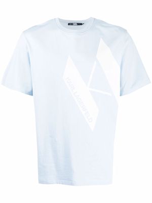 Karl Lagerfeld logo-print T-shirt - Blue