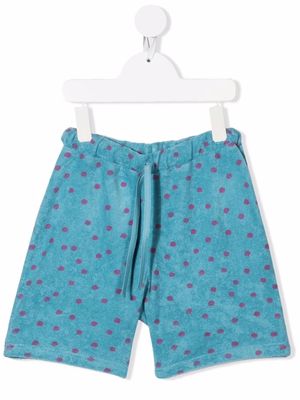 The campamento terry polka dot shorts - Blue
