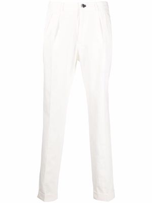 Incotex pleat-front chino trousers - Neutrals