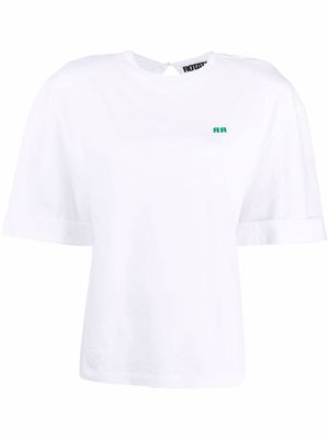 ROTATE embroidered-logo detail T-shirt - White