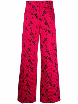 Philosophy Di Lorenzo Serafini geometric-print trousers - Pink