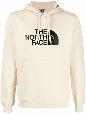 The North Face logo-print pullover hoodie - Neutrals