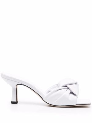 BY FAR Lami knot-strap sandals - White