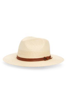 Brixton Field Proper Straw Hat in Natural
