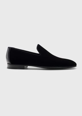 Men's Velvet Venetian Loafers