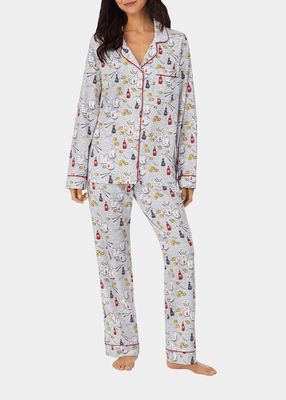 Classic Long Organic Cotton Pajama Set
