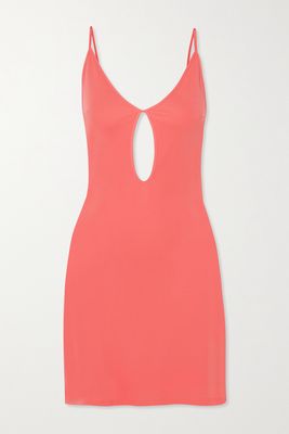 Zeynep Arcay - Cutout Jersey Mini Dress - Pink