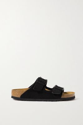 Birkenstock - Arizona Suede Sandals - Black