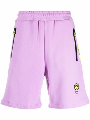 BARROW knee-length track shorts - Pink