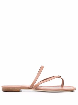 Malone Souliers open-toe leather sandals - Brown