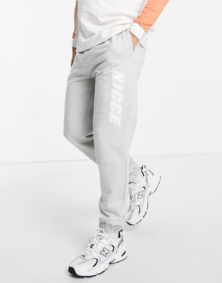 Nicce force sweatpants in gray