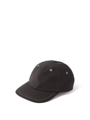 And Wander - Reflective Logo-print Shell Baseball Cap - Mens - Black