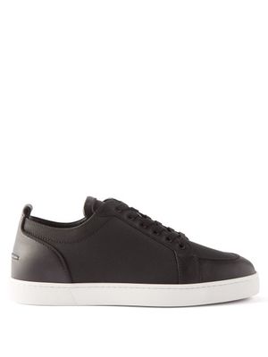 Christian Louboutin - Rantulow Leather Trainers - Mens - Black