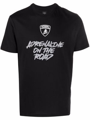 Automobili Lamborghini Adrenaline On The Road T-shirt - Black