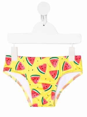 Siola watermelon-print swim trunks - GIALLO