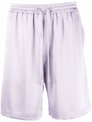Nanushka drawstring-waist shorts - Purple