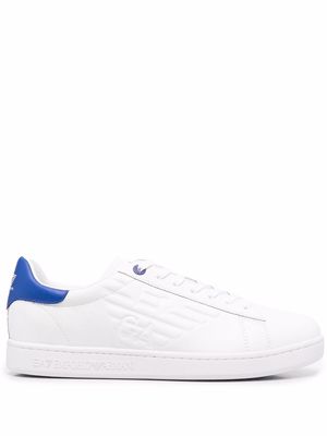 Ea7 Emporio Armani low-top lace-up trainers - White