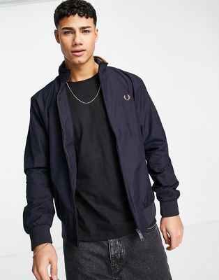 Fred Perry Brentham jacket in navy