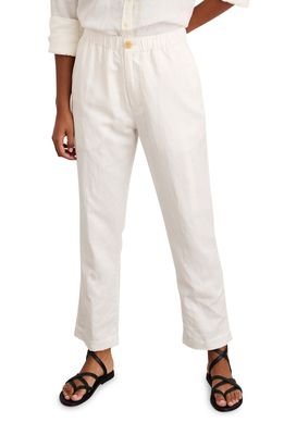 Alex Mill The Non-Suit Pull-On Pants in Ecru