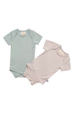 Kyte BABY Assorted 2-Pack Bodysuits in Sage/Oat
