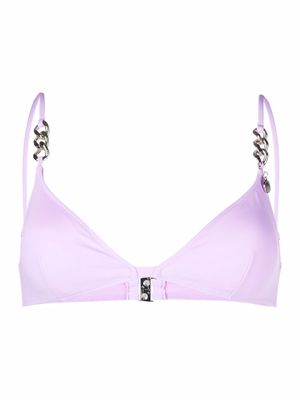 Stella McCartney triangle-cup bikini top - Pink