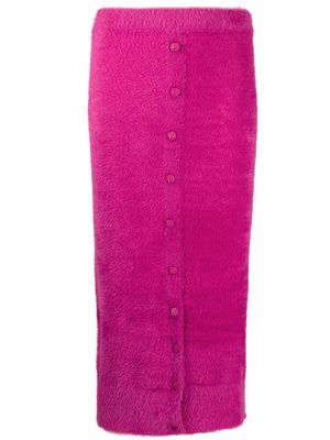 ROTATE knitted pencil skirt - Pink